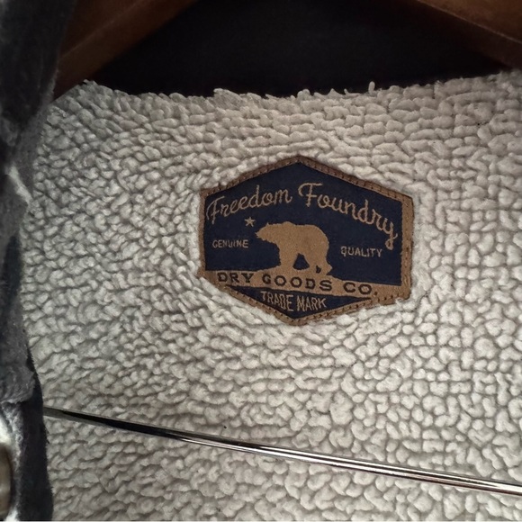 Freedom Foundry Plaid Ultra Soft Fleece Button Up Sherpa Lined Button Up XL - Picture 5 of 12